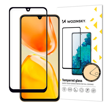 WOZINSKY Vivo X80 Lite / V25 9H Full Screen Tempered Glass with Case Friendly Black Frame