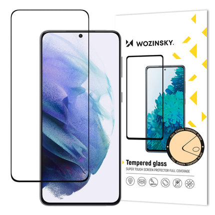 WOZINSKY 9H tempered glass for the entire Samsung Galaxy S23+ screen with a black Full Glue frame