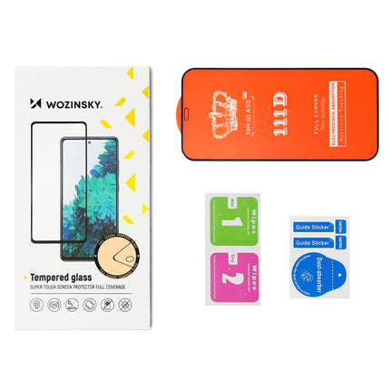 WOZINSKY SET 2x Tempered glass 9H for the entire screen of Samsung Galaxy S23+ with black Full Glue frame – image 5