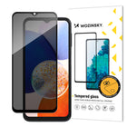 WOZINSKY Privacy tempered glass for the Samsung Galaxy A23 screen with an Anti Spy filter
