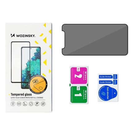WOZINSKY Privacy tempered glass for the Samsung Galaxy A23 screen with an Anti Spy filter – image 4