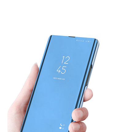 HURTEL Glossy Flip Case for Xiaomi Redmi Note 12 5G / Poco X5 Pro 5G Clear View Case Black – image 5