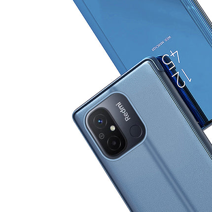 HURTEL Glossy Flip Case for Xiaomi Redmi 11A / Poco C55 / Redmi 12C Clear View Case Black – image 6