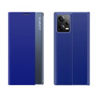 HURTEL Case with flap and stand for Xiaomi Redmi Note 12 Pro+ New Sleep Case, blue