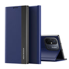 HURTEL Case with flap and stand for Xiaomi Redmi Note 12 Pro+ Sleep Case Pro, blue