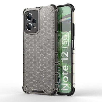 HURTEL Armored hybrid case for Xiaomi Redmi Note 12 5G / Poco X5 5G Honeycomb black