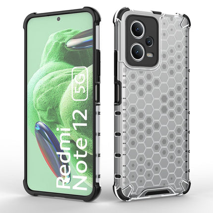 HURTEL Armored hybrid case for Xiaomi Redmi Note 12 5G / Poco X5 5G Honeycomb black – image 4