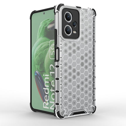 HURTEL Armored hybrid case for Xiaomi Redmi Note 12 5G / Poco X5 5G Honeycomb black – image 5