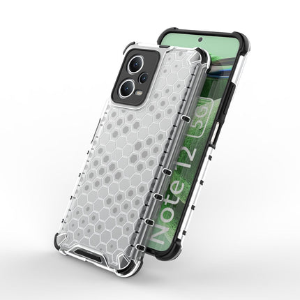 HURTEL Armored hybrid case for Xiaomi Redmi Note 12 5G / Poco X5 5G Honeycomb black – image 9