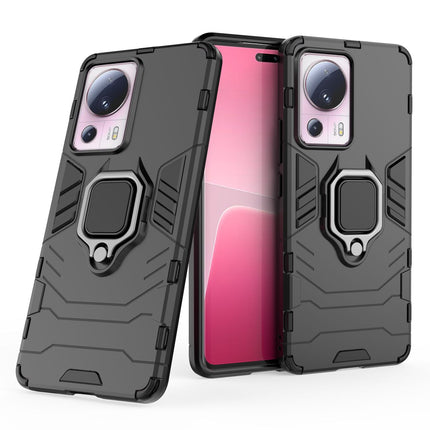 HURTEL Armored case for Xiaomi 13 Lite, Ring Armor magnetic holder, black – image 2