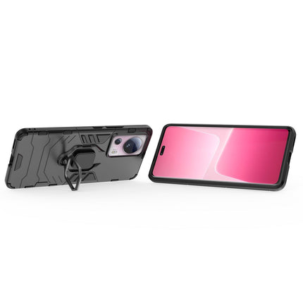 HURTEL Armored case for Xiaomi 13 Lite, Ring Armor magnetic holder, black – image 4