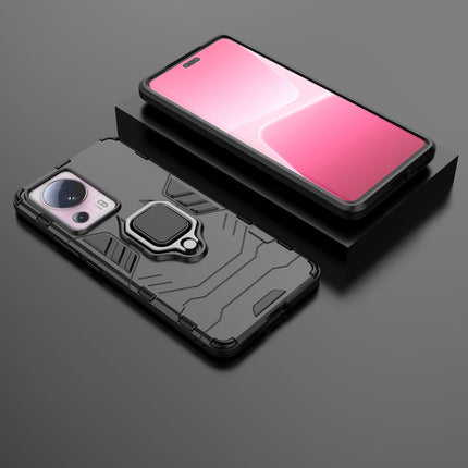 HURTEL Armored case for Xiaomi 13 Lite, Ring Armor magnetic holder, black – image 5