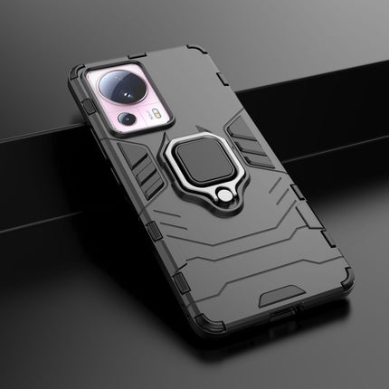 HURTEL Armored case for Xiaomi 13 Lite, Ring Armor magnetic holder, black – image 6
