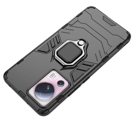 HURTEL Armored case for Xiaomi 13 Lite, Ring Armor magnetic holder, black – image 9