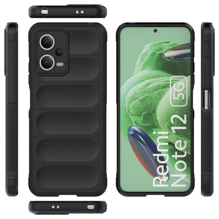 HURTEL Flexible Cover for Xiaomi Redmi Note 12 5G / Poco X5 5G Magic Shield Case Black – image 2