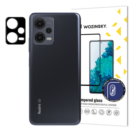 WOZINSKY 9H Tempered Glass for Camera Camera for Xiaomi Redmi Note 12 5G / Poco X5 5G Full Camera Glass