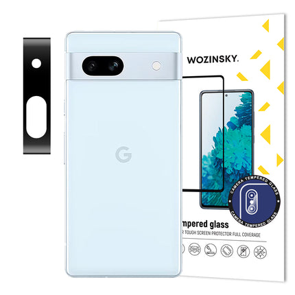 WOZINSKY 9H tempered glass for the camera for Google Pixel 7a Full Camera Glass
