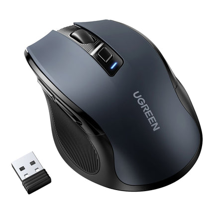 UGREEN Optical mouse wireless mouse USB 2.4GHz / Bluetooth 5.0 4000 DPI black