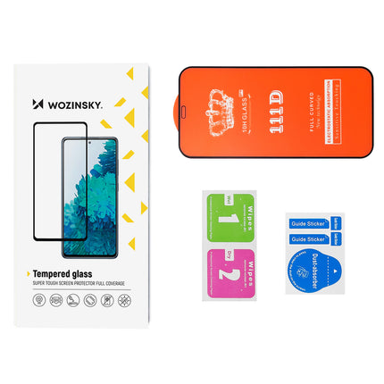 WOZINSKY 9H tempered glass for the Xiaomi Poco F5 Pro Tempered Glass screen, black – image 5