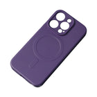 HURTEL Silicone case with MagSafe for iPhone 15 Pro Silicone Case purple