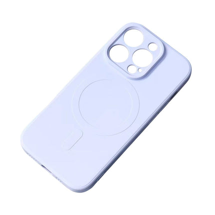 HURTEL Silicone case with MagSafe for iPhone 15 Pro Silicone Case blue