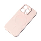 HURTEL Silicone case with MagSafe for iPhone 15 Plus Silicone Case cream
