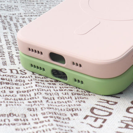 HURTEL Silicone case with MagSafe for iPhone 15 Plus Silicone Case cream – image 7