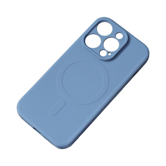 HURTEL Silicone case with MagSafe for iPhone 15 Plus Silicone Case, navy blue