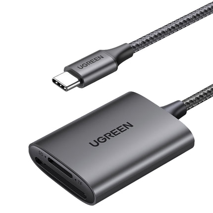 UGREEN SD microSD MMC TF USB-C 5Gb/s card reader - gray