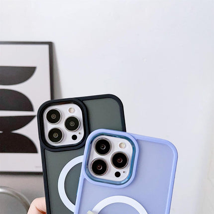 HURTEL Magnetic case with MagSafe for iPhone 15 Plus, green lanyard holes – image 3