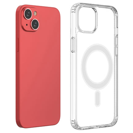 HURTEL Flexible gel case for iPhone 15 Plus magnetic with MagSafe transparent – image 6