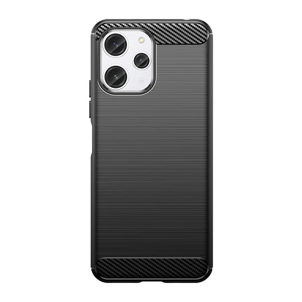 HURTEL Flexible carbon pattern cover for Xiaomi Redmi 12 Carbon Case, black – image 7