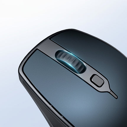 UGREEN Ergonomic wireless mouse for computer MU101 Bluetooth 2.4 GHz blue – image 7