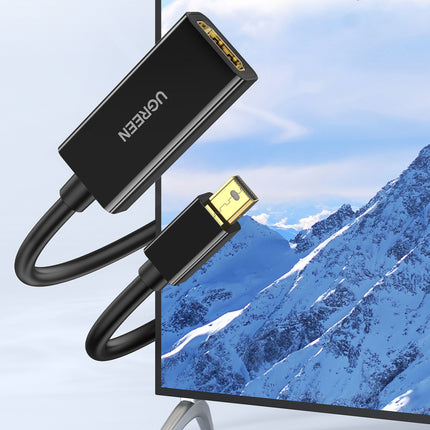 UGREEN Mini DP DisplayPort - HDMI 4K cable adapter, black – image 3