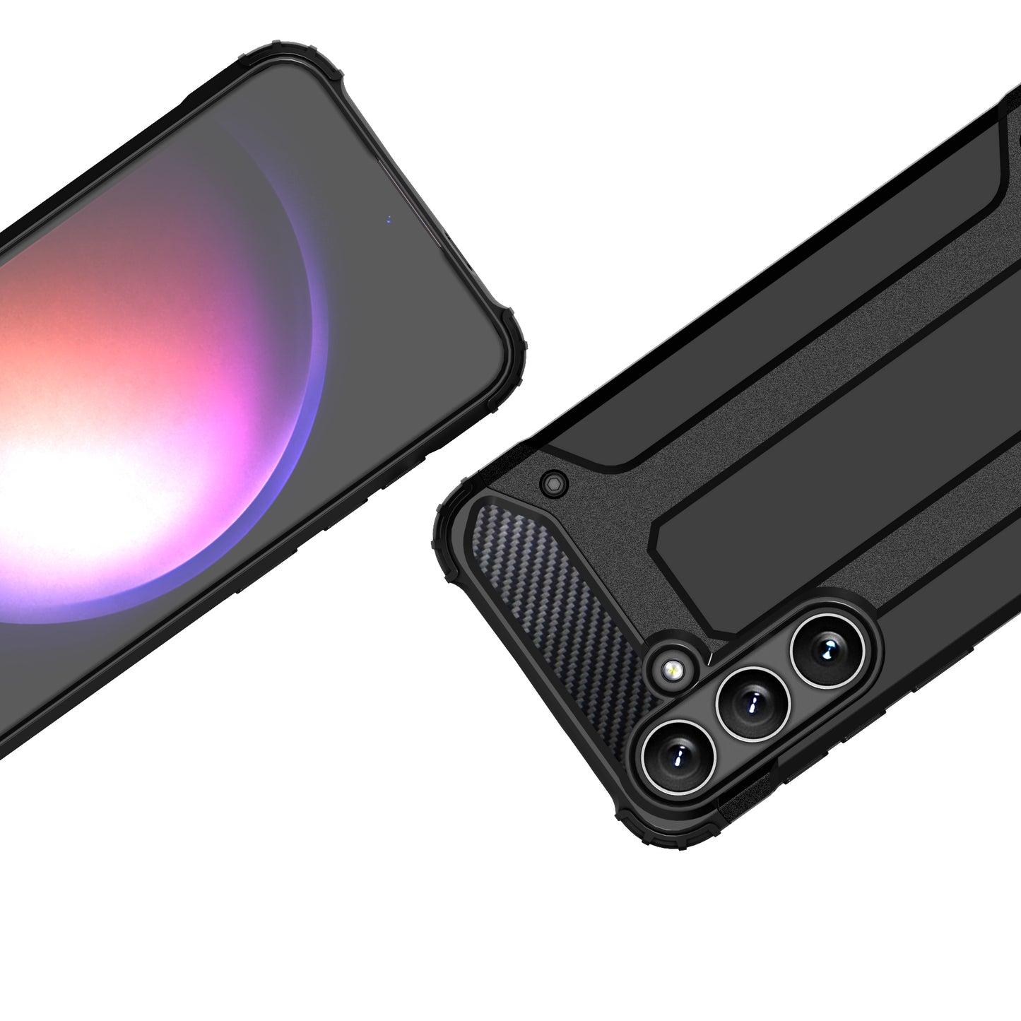 HURTEL Reinforced armored case for Samsung Galaxy S24+ Hybrid Armor, black – image 3
