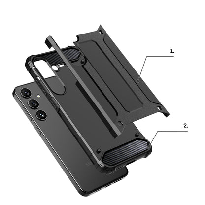 HURTEL Reinforced armored case for Samsung Galaxy S24+ Hybrid Armor, black – image 7