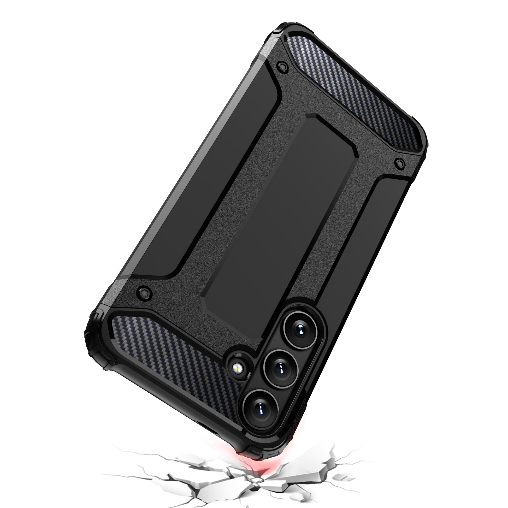 HURTEL Reinforced armored case for Samsung Galaxy S24+ Hybrid Armor, black – image 8