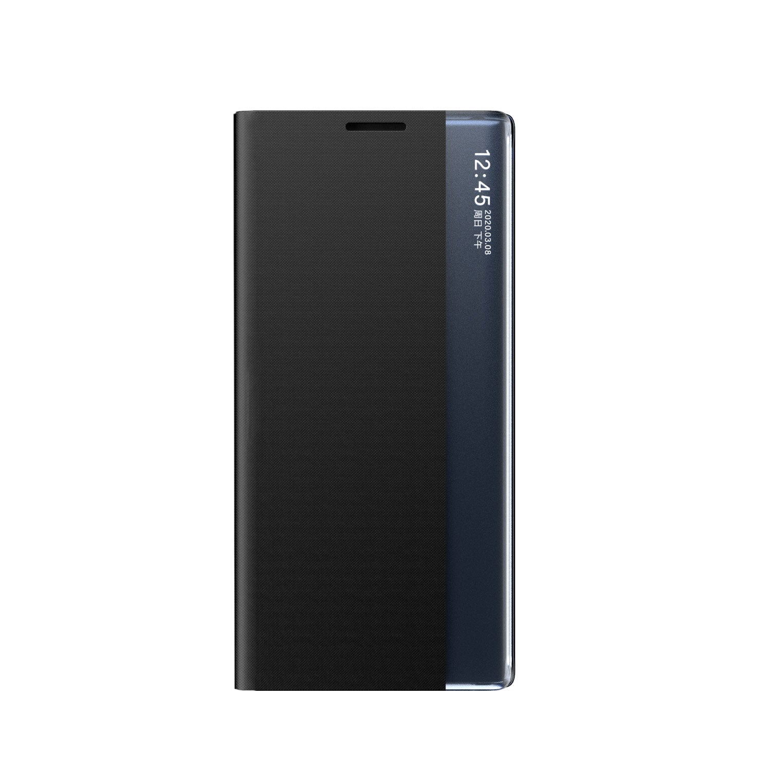 HURTEL New Sleep View Case cover for Samsung S24+ with magnetic flap, black – image 2