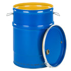 Beczkopol Steel barrel OH 100L, removable lid, 2 and 3/4 stoppers, lacquered interior - blue