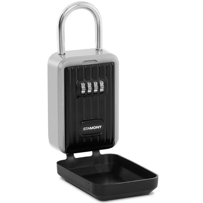 Stamony Key box safe with combination lock and padlock + COVER ST-KS-300N – image 2