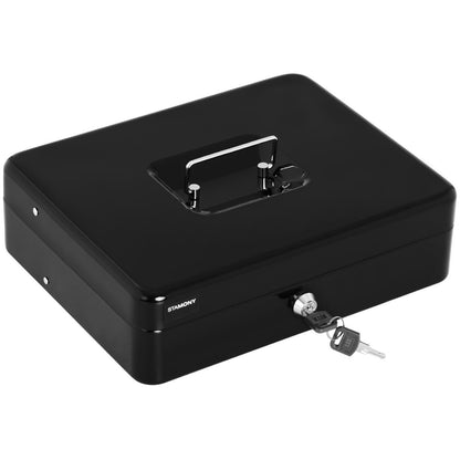 Stamony Steel cash box with a tray for coins and coins – image 4