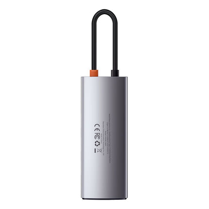 BASEUS 5in1 multifunctional HUB USB-C PD 100W HDMI 4K 3x USB 3.2 gray – image 3