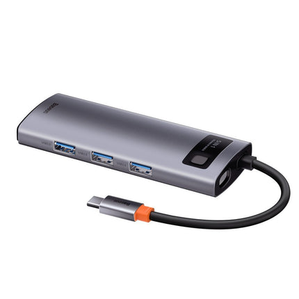 BASEUS 5in1 multifunctional HUB USB-C PD 100W HDMI 4K 3x USB 3.2 gray – image 4