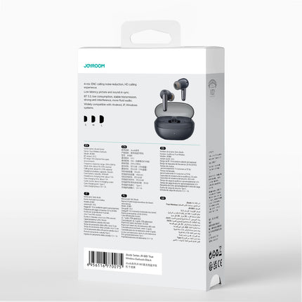 JOYROOM ENC Jbuds Series USB-C wireless in-ear headphones, black – image 6