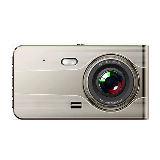 HURTEL Full HD G-sensor LCD car video recorder with reversing camera, beige