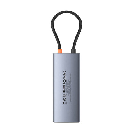 BASEUS 6in1 HUB Adapter USB-C to USB-A / USB-C / PD / HDMI / RJ-45 black – image 3