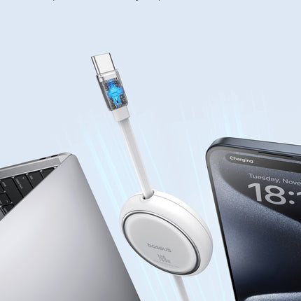 BASEUS Cable retractable retractable cable USB-C 100W Free2Draw Mini 1m white – image 4