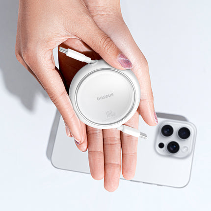 BASEUS Cable retractable retractable cable USB-C 100W Free2Draw Mini 1m white – image 9