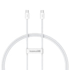 BASEUS Cable USB-C 30W PD 480Mb/s Superior Series ll 1m white