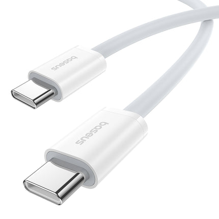 BASEUS Cable USB-C 30W PD 480Mb/s Superior Series ll 1m white – image 2
